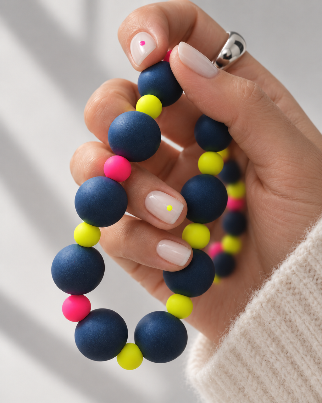 Midnight Pop — Beaded Multi Strap