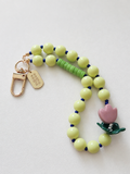 Lime Bloom — Beaded Multi Strap