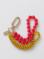 Cherry Picnic — Personalised Beaded Name Bag Charm