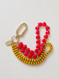 Cherry Picnic — Personalised Beaded Name Bag Charm