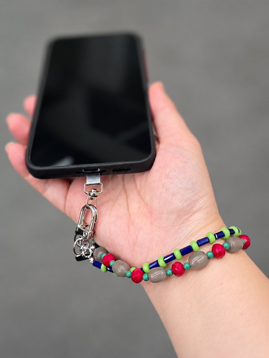 Winter Berry — Beaded Multi Strap