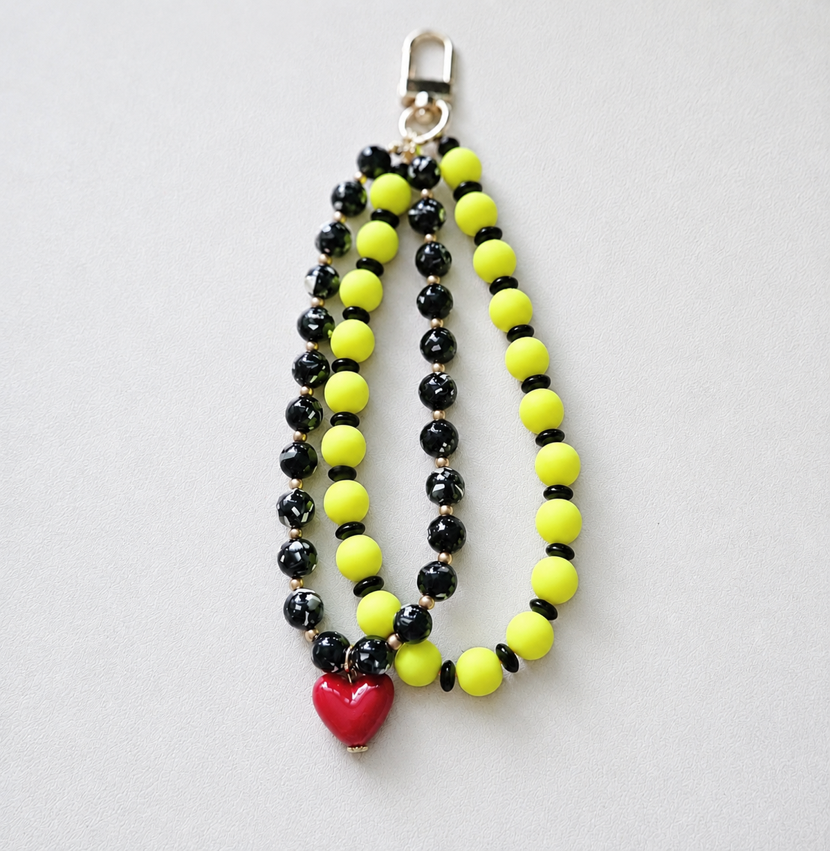Lemon Pop — Personalised Beaded Name Bag Charm